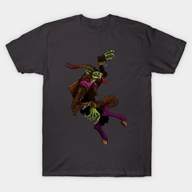 Krampus T-Shirt by Harley Warren